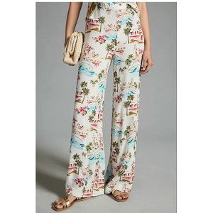 Anthropologie Favorite Daughter The Friday Pants Valencia Print Size 2
